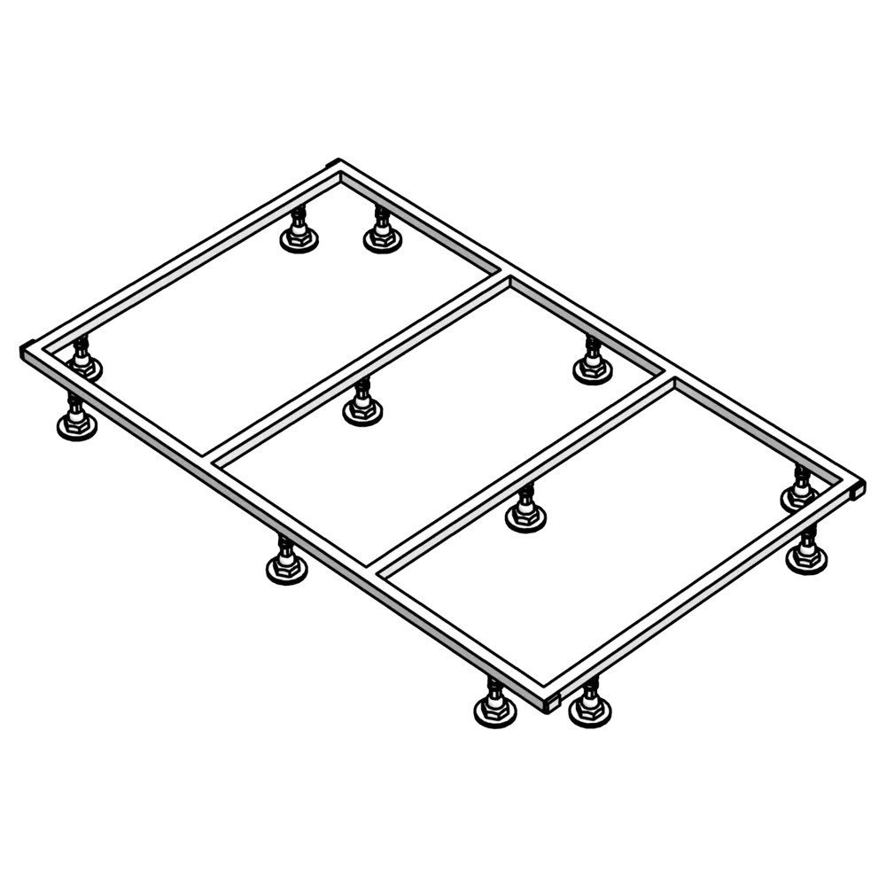 Каркас литого поддона Keram 120x80 см 83211147 STLM-2185065 Santreyd - Вид №1