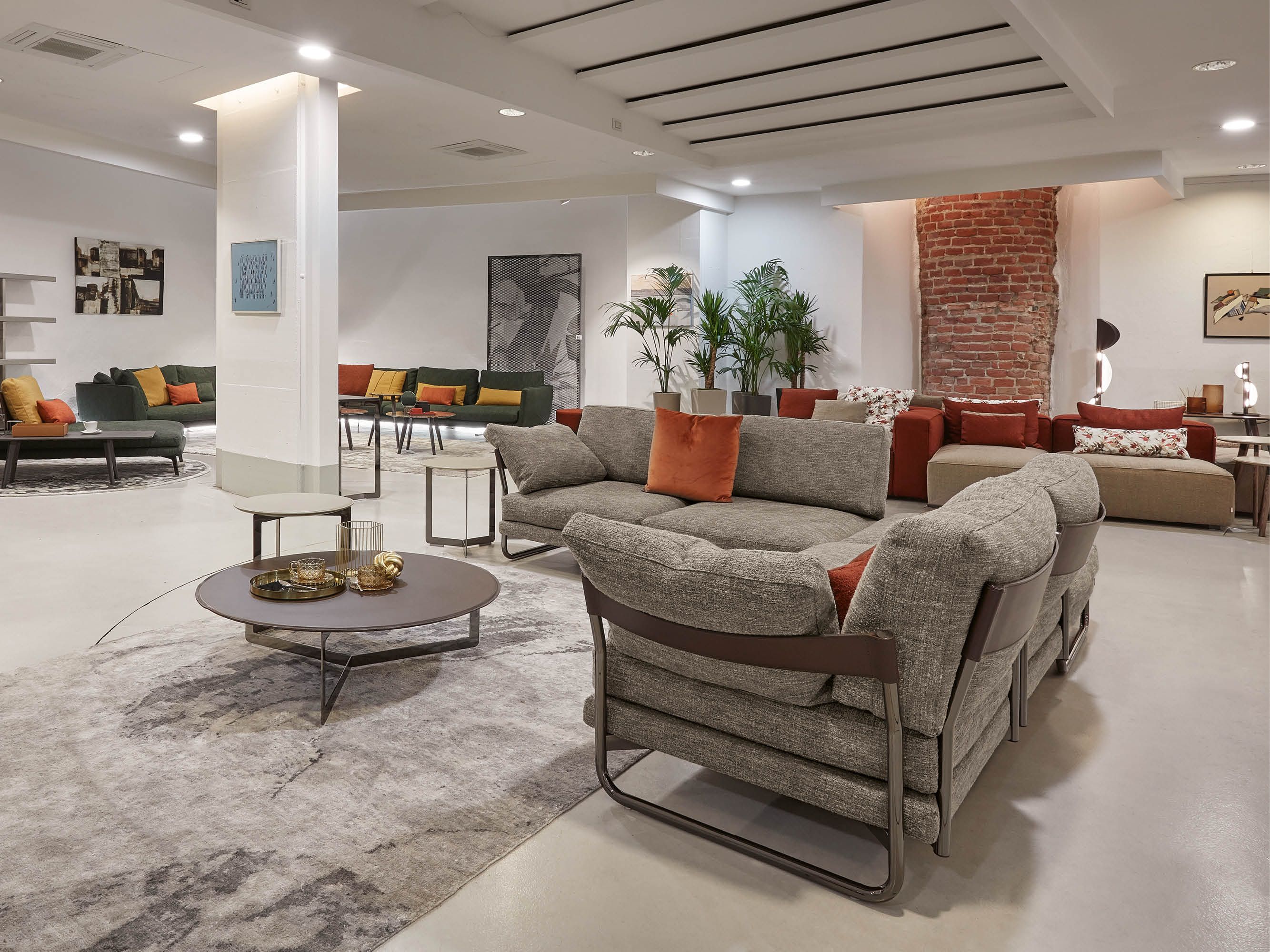 Модульный угловой диван из ткани Dema Alef ARCH-00101244 - Вид №2