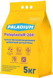 PL-204/5 Штукатурка цементная PalaplasteR-204, 5 кг Paladium