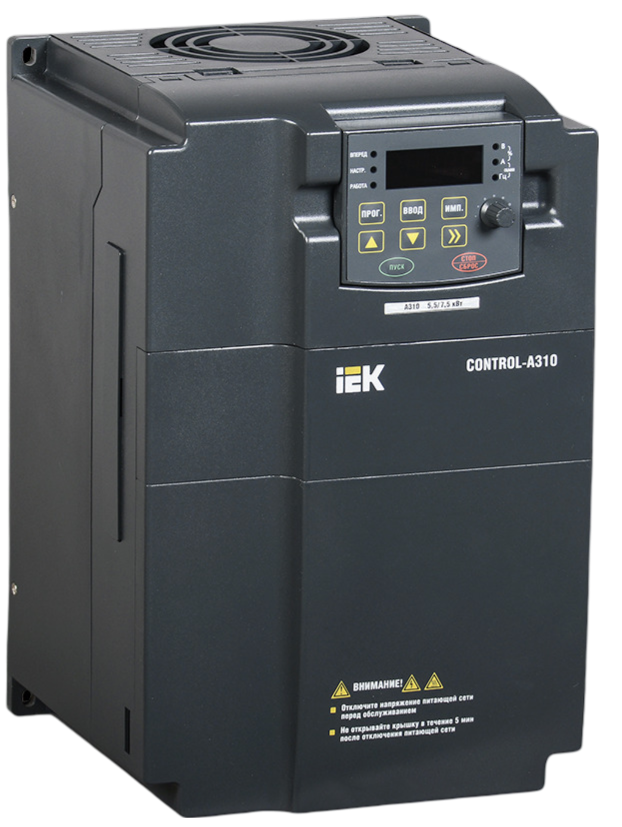 Преобразователь частоты IEK CONTROL-A310 380В 3Ф 5,5-7,5кВт 13-17A CNT-A310D33V055-075TEZ 9104776 STDN-0015831