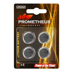 91939713 Батарейка литиевая Prometheus Energy CR2025 3 В 4 шт. STLM-1541831