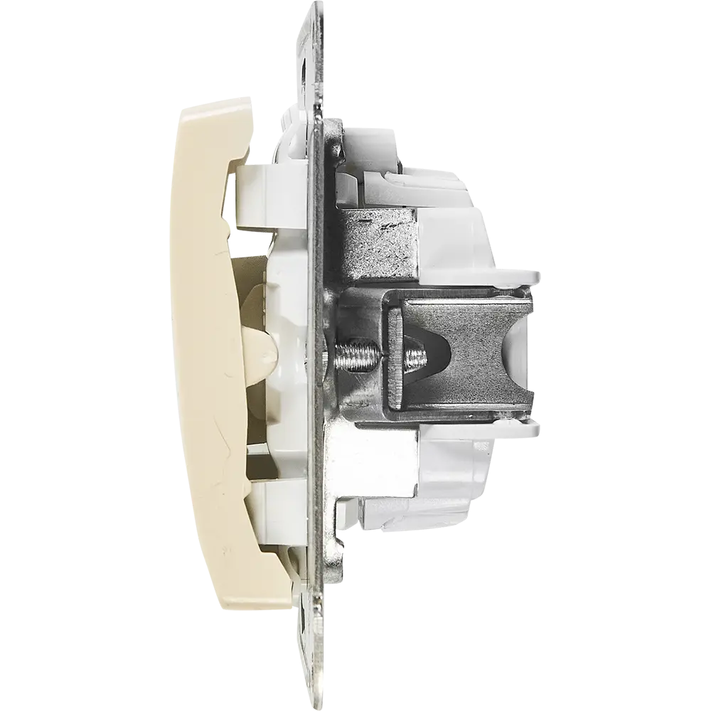 Переключатель Schneider Electric Glossa с двумя клавишами в бежевом цвете 86710621 STLM-0070868 - Вид №3