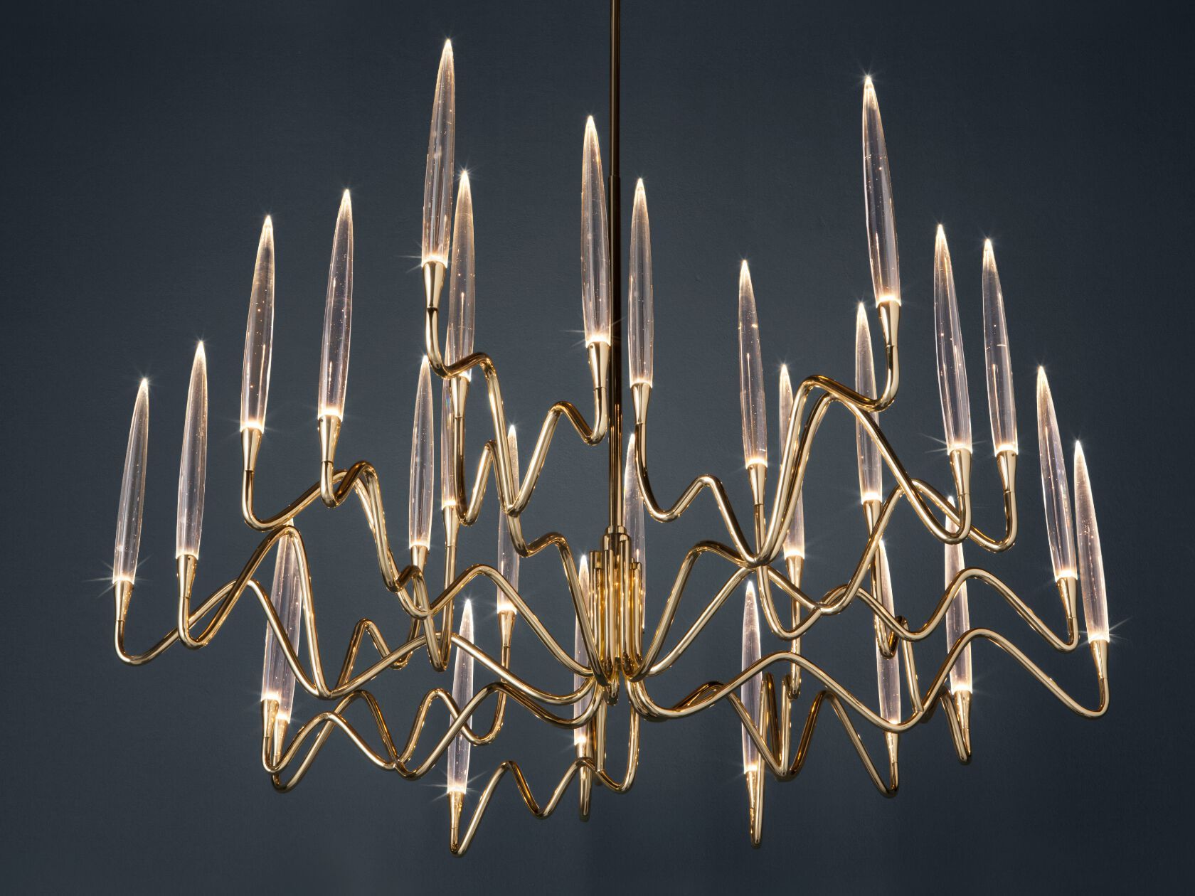 Латунная светодиодная люстра Il Pezzo Mancante кусок 3 ARCH-00036249 - Вид №7