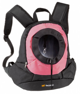 ПР0049294 Рюкзак для собак Kangoo SM, розовый (полиэстэр) 37х16х36,5см FERPLAST