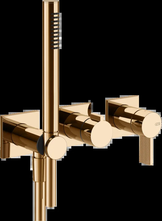 Смеситель для душа 73636 735 Gessi Inverso ТЕПЛАЯ БРОНЗА PVD