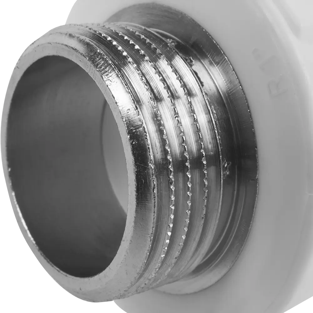 Комбинированный угол 90° ПОЛИТЭК для соединения пластиковых и металлических труб 13564972 STLM-0003376 - Вид №1