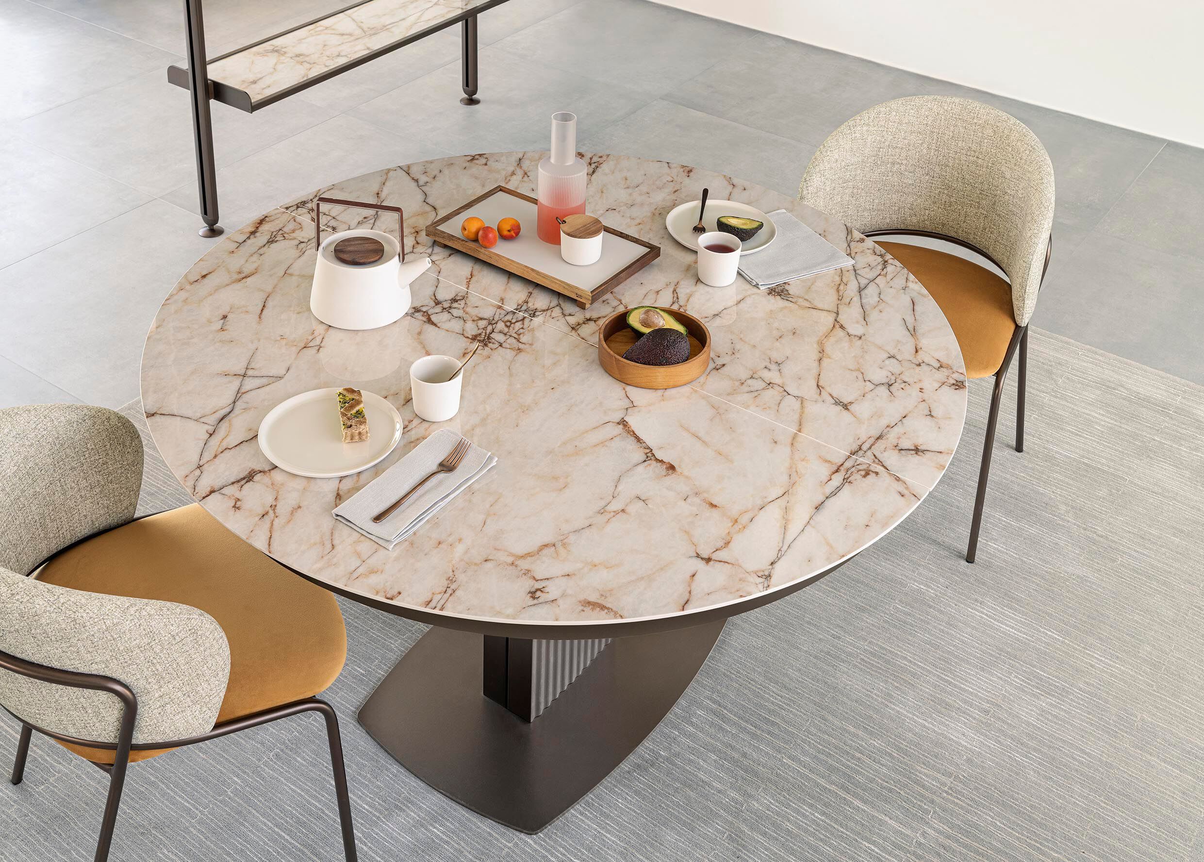 Мягкий стул из ткани RIFLESSI VELA ARCH-00113141 - Вид №3