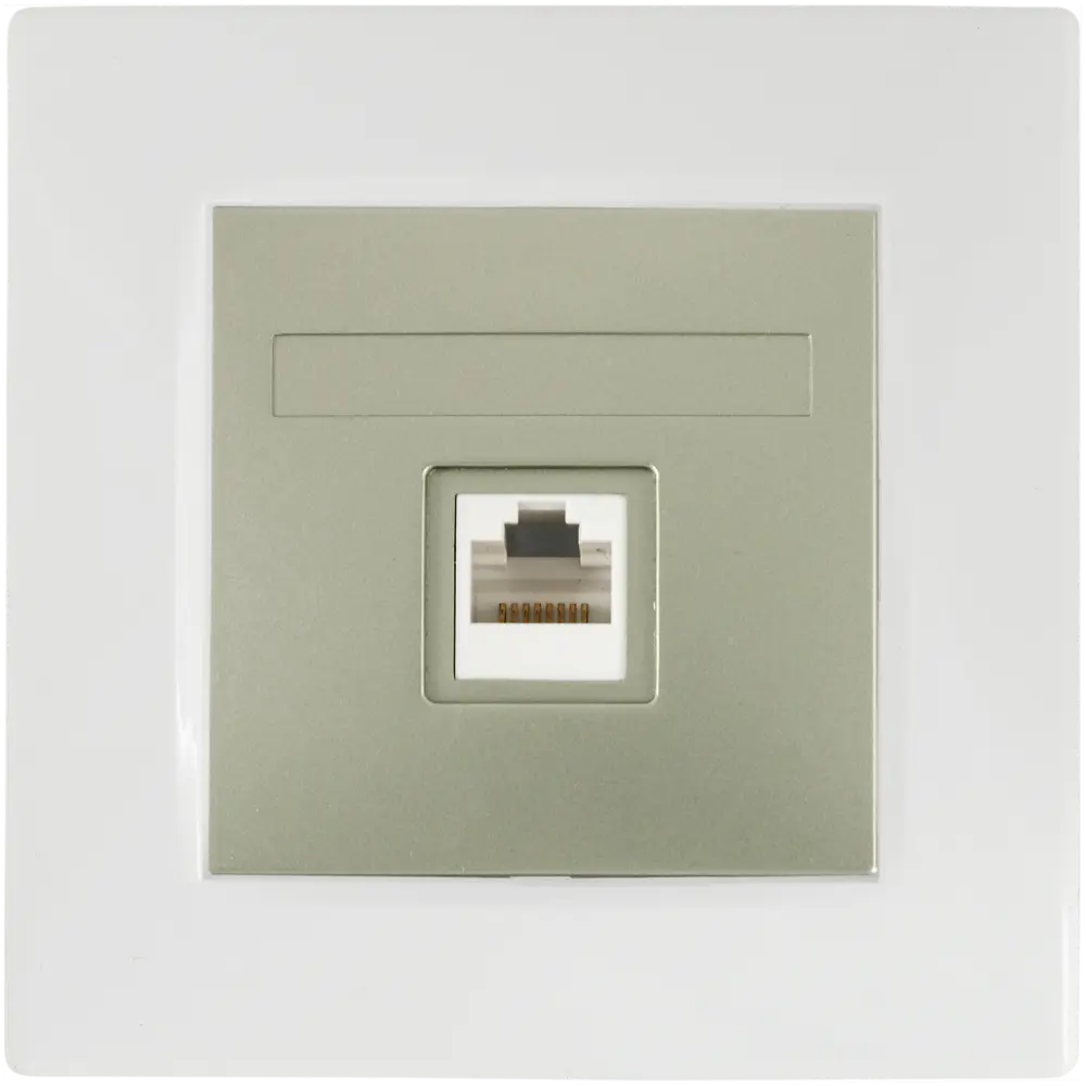Розетка компьютерная Schneider Electric W59, цвет шампань STLM-2136667 - Вид №3