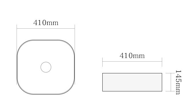 Раковина чаша SL-1106MB SANTILINE  - Вид №1