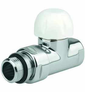 Carlo Poletti V31700R Клапан термостатический угловой с подключением для стальной трубы.