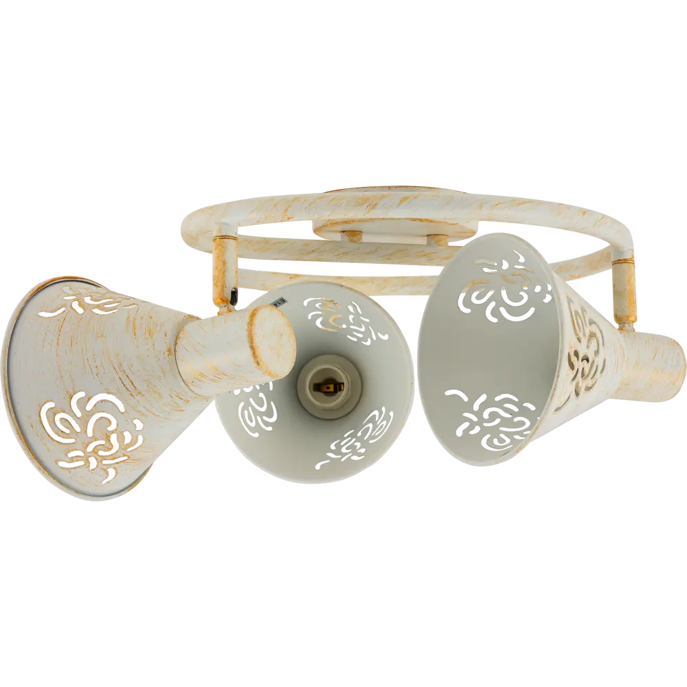 Спот Conto, 3 лампы, 6 м², цвет белый/патина Arte Lamp STLM-2012672 - Вид №1
