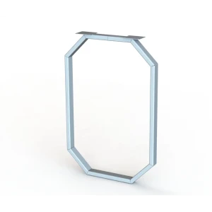 Подстолье для рабочей поверхности 85 см металл цвет белый