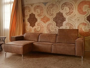 Gobbo Salotti Откидной кожаный диван с электроприводом