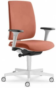 LD Seating Поворотный офисный стул из ткани с подлокотниками Leaf 501-sya