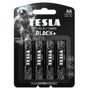 92018545 Батарейка алкалиновая Tesla AA Black+ 4 шт. STLM-1533432