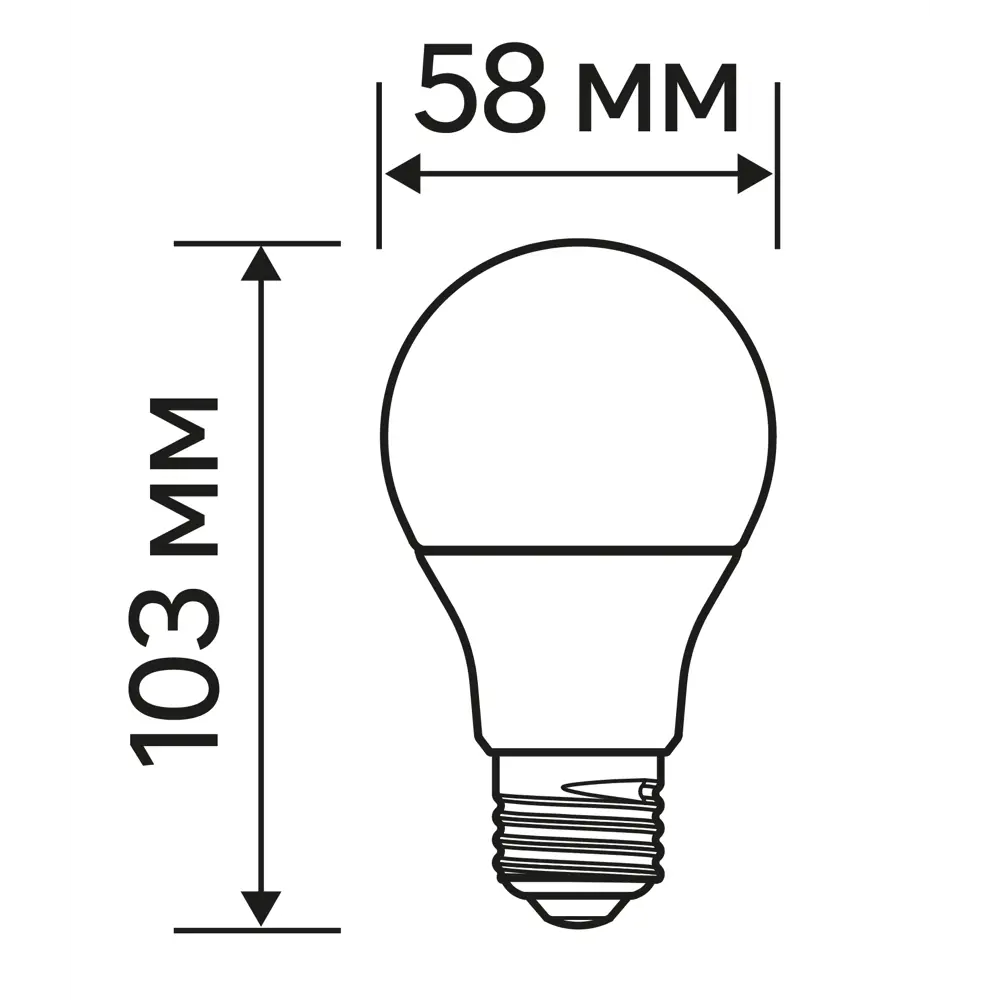 Светодиодная лампа Santreyd E27 груша матовая 7Вт теплый свет 82991694 STLM-1445777 - Вид №6