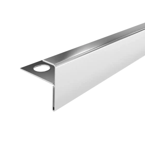 Профиль внешний угол Alprofi 270 см ПУ 13-10НСП.2700.001 нержавеющая сталь цвет серый