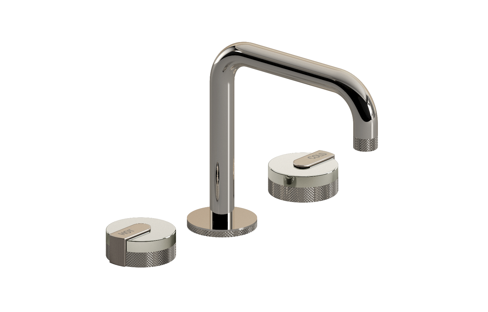 E-11511-R1PC-L1BNi-PN Смеситель для умывальника на 3 отвертия GRAFF MOD+