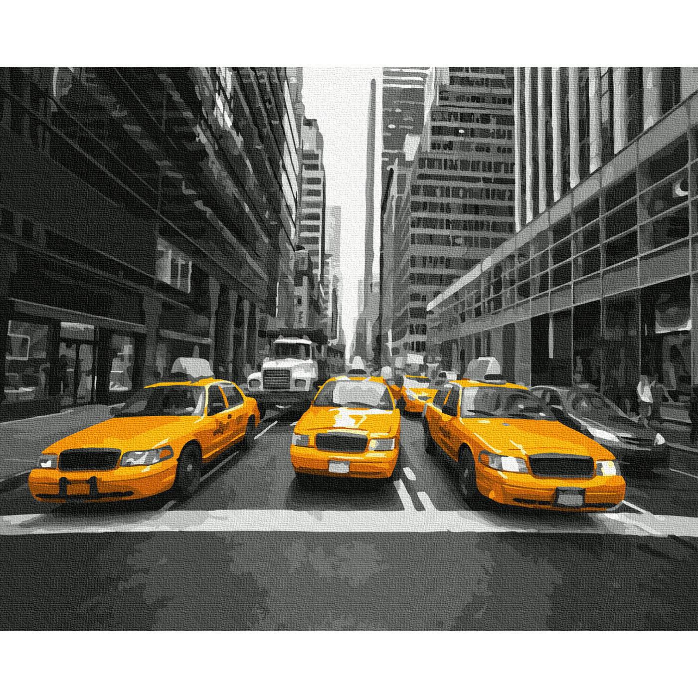 90299726 Картина по номерам 40х50 см Желтое такси Нью-Йорка (18 цветов) STLM-0174399 MOLLY