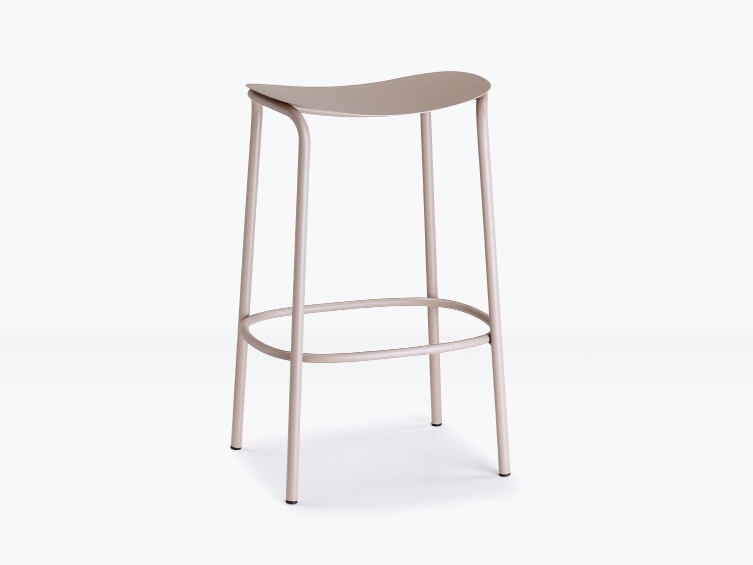 Высокий стальной табурет с подставкой для ног S-CAB Trick ARCH-00053750 - Вид №1