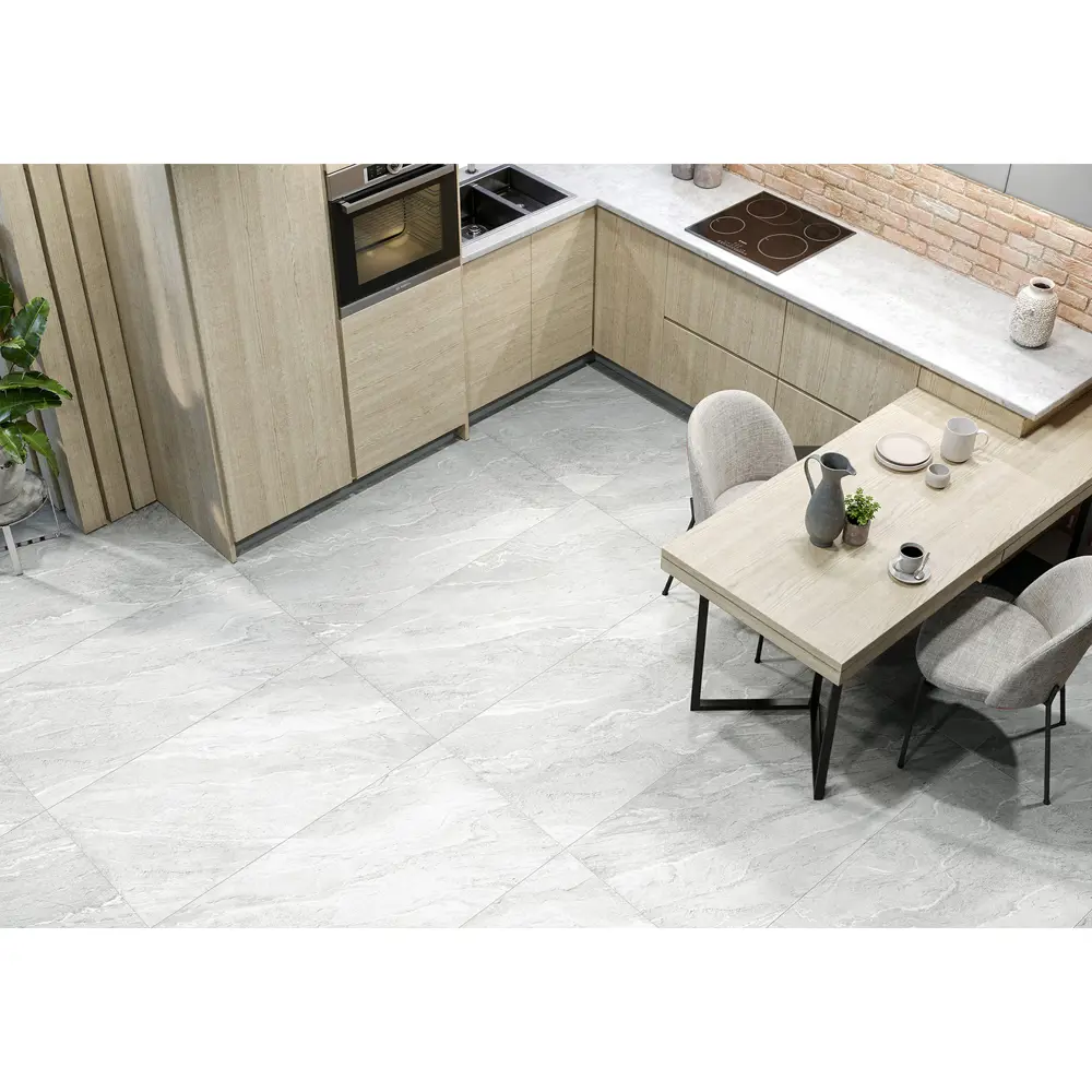Глазурованный керамогранит Alma Ceramica X-Rock 07 60x120 см 1.44 м² матовый цвет серый STLM-2035589