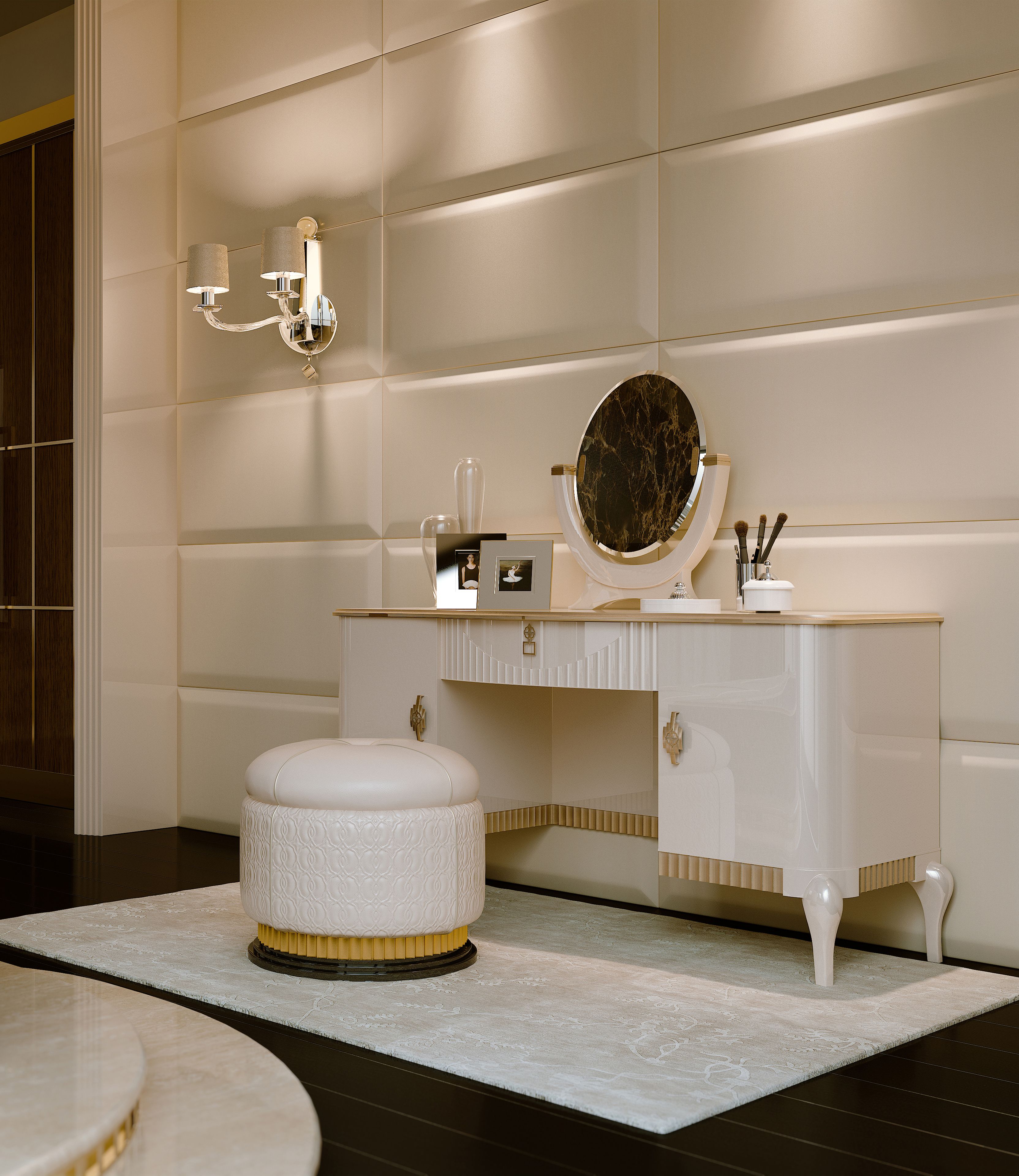 Шкаф для туалетных принадлежностей из массива дерева BRUNO ZAMPA VIVIEN ARCH-00090797 - Вид №2