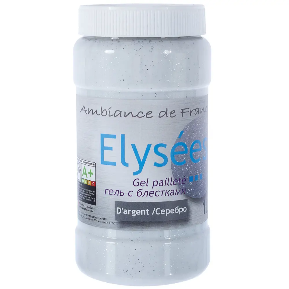 Гель с блёстками Elysees d'Argent 1 л цвет серебро Santreyd STLM-2069474