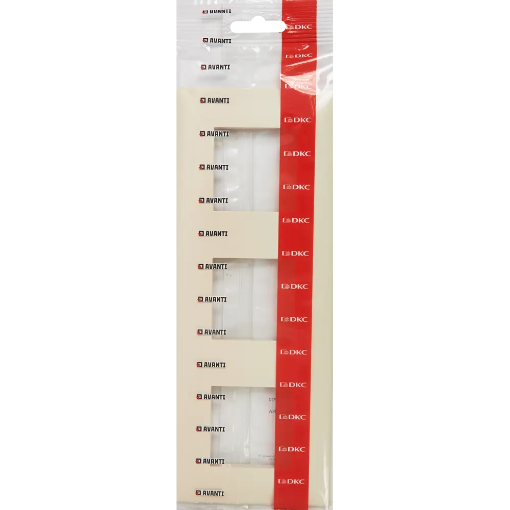 Рамка для розеток и выключателей DKC Avanti 3 поста цвет ванильная дымка STLM-2129839 - Вид №3