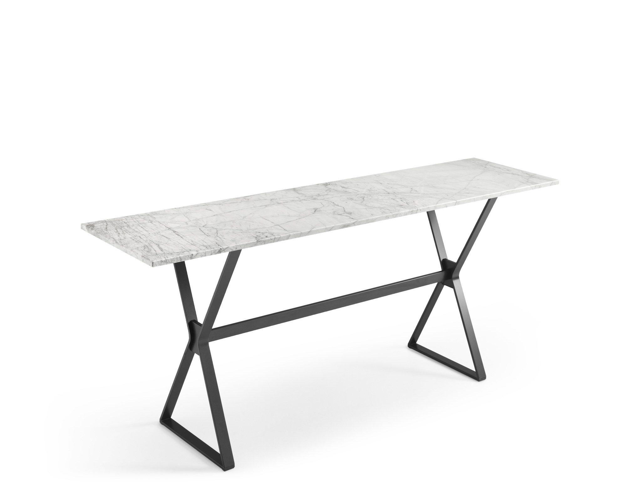 Консольный стол со стеклянной или мраморной столешницей FIAM ITALIA Hype ARCH-00149180 - Вид №4