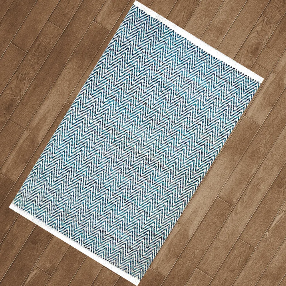 Коврик декоративный Ctim Агра IC-14434 60x90 см цвет голубой STLM-2064605 - Вид №1