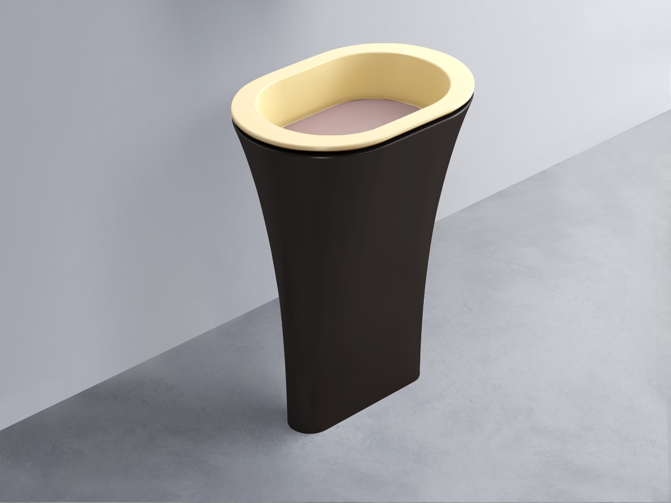 AMLA65-CN+AMPILO-CP+AMCOLO-LV Раковина Amedeo Ovale отдельностоящая cielo Enjoy + Amedeo Ceramica Cielo