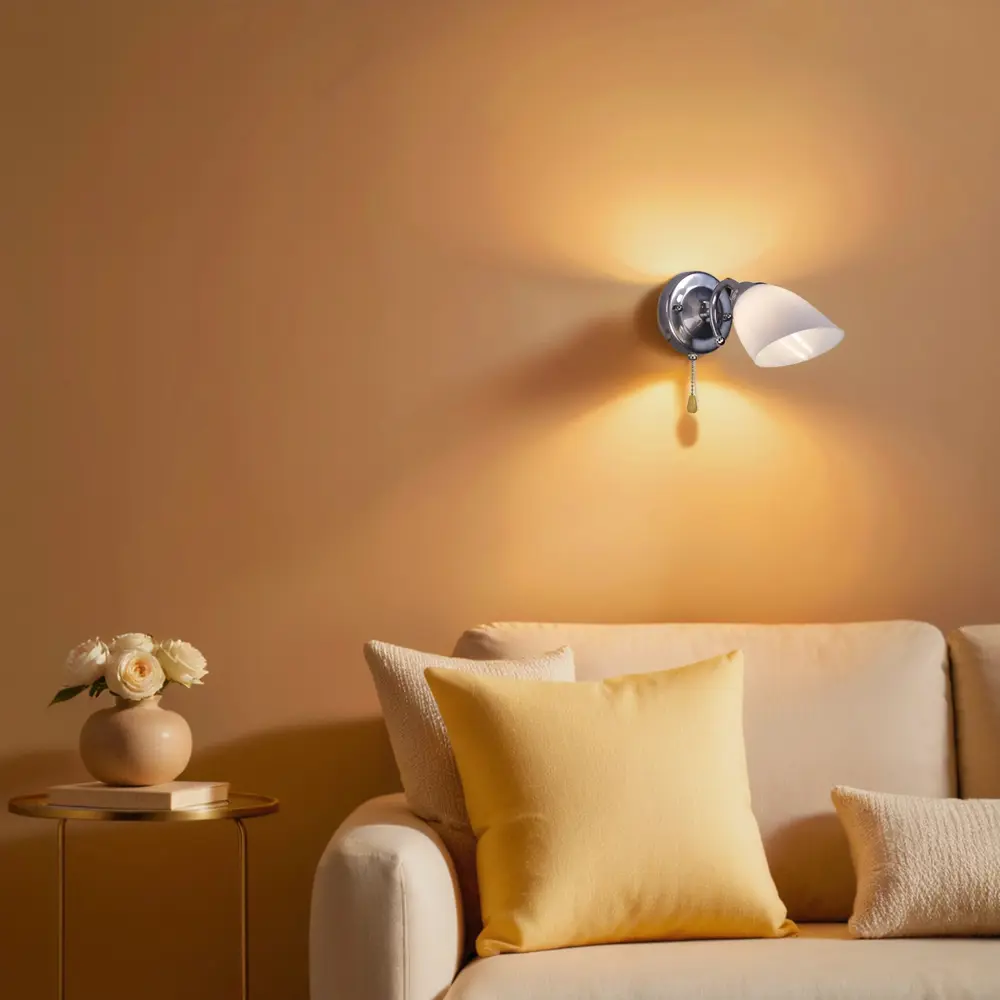 Светильник бра настенный Россвет Жанр цвет серебристый STLM-2078840 - Вид №10