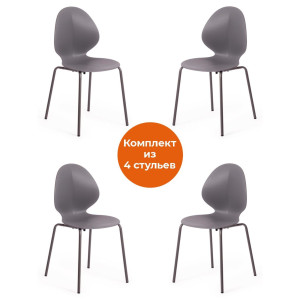 Кухонный стул EBAY (mod 03) 84х46х52 см пластик цвет серый 14173 TETCHAIR КОЛЛЕКЦИЯ MODERN