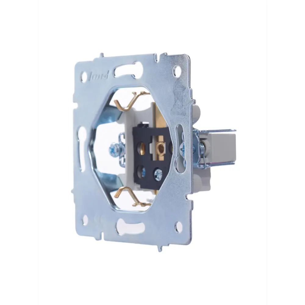 Розетка Lezard Karina с заземлением цвет белый STLM-2125597 - Вид №3