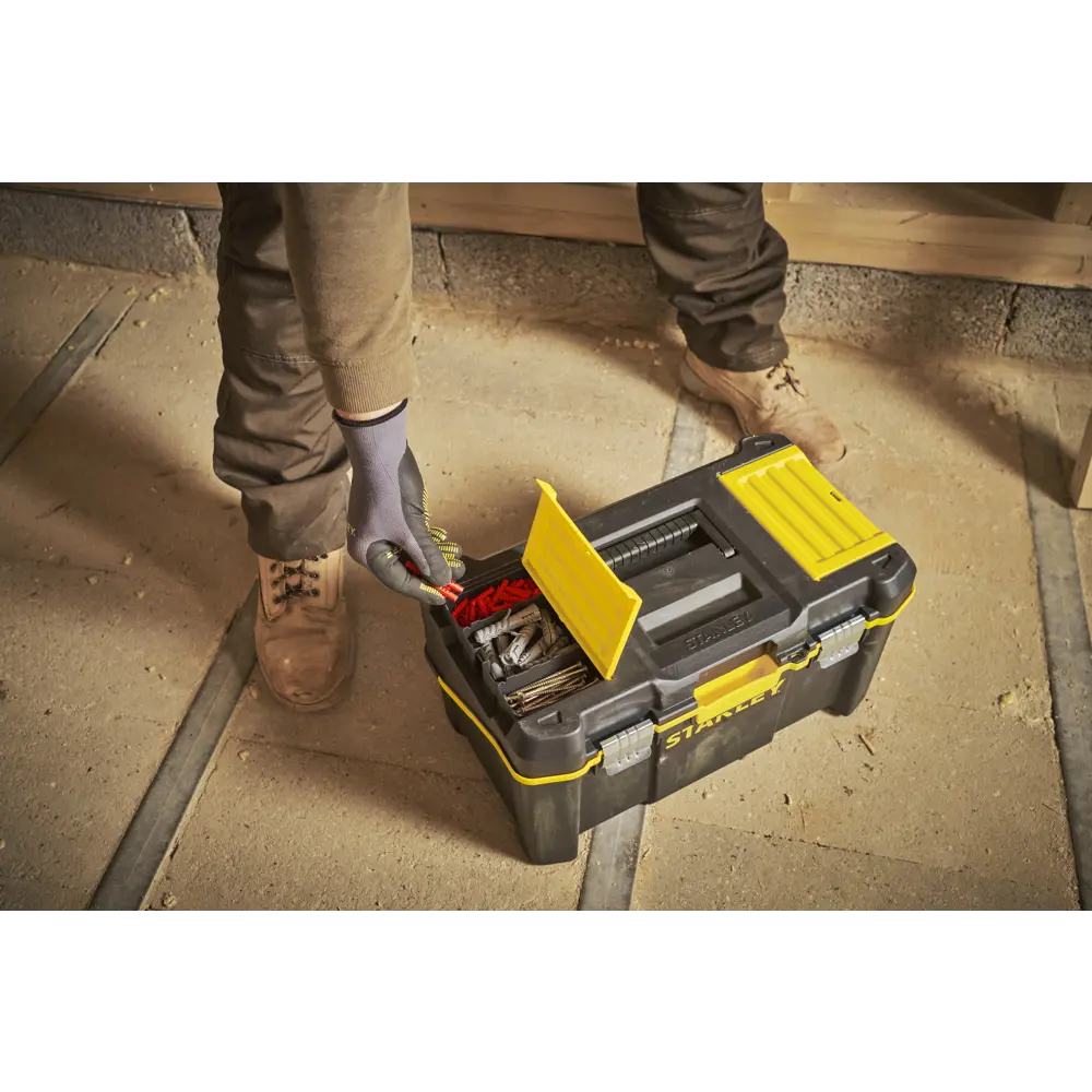 Ящик для инструментов Stanley Essential Cantilever 19" 280х250х480 мм, пластик STLM-2062883 - Вид №12