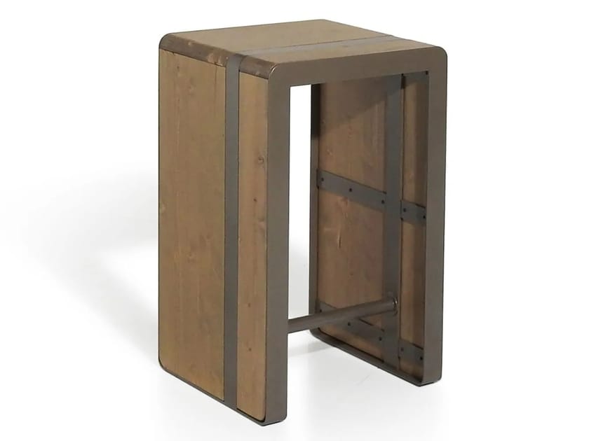 Стул из стали и дерева Fi.Ma лента ARCH-00103069