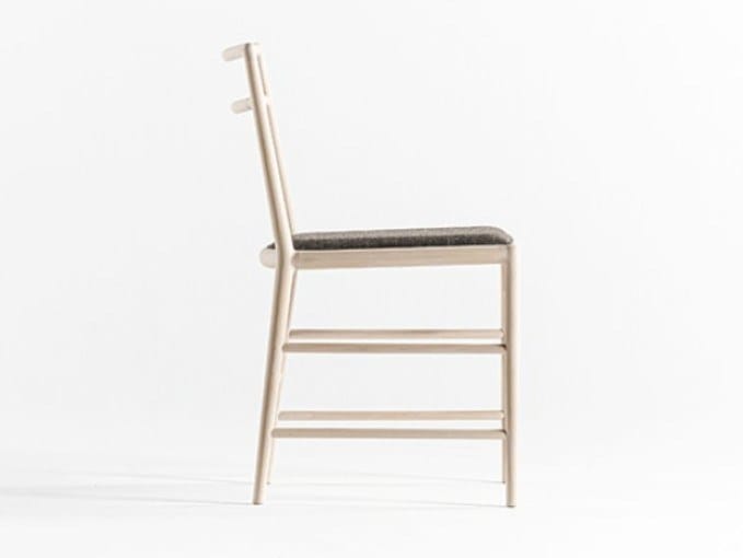 Стул из бука с мягким сиденьем DE PADOVA THE SENSITIVE LIGHT CHAIR ARCH-00085164 - Вид №7