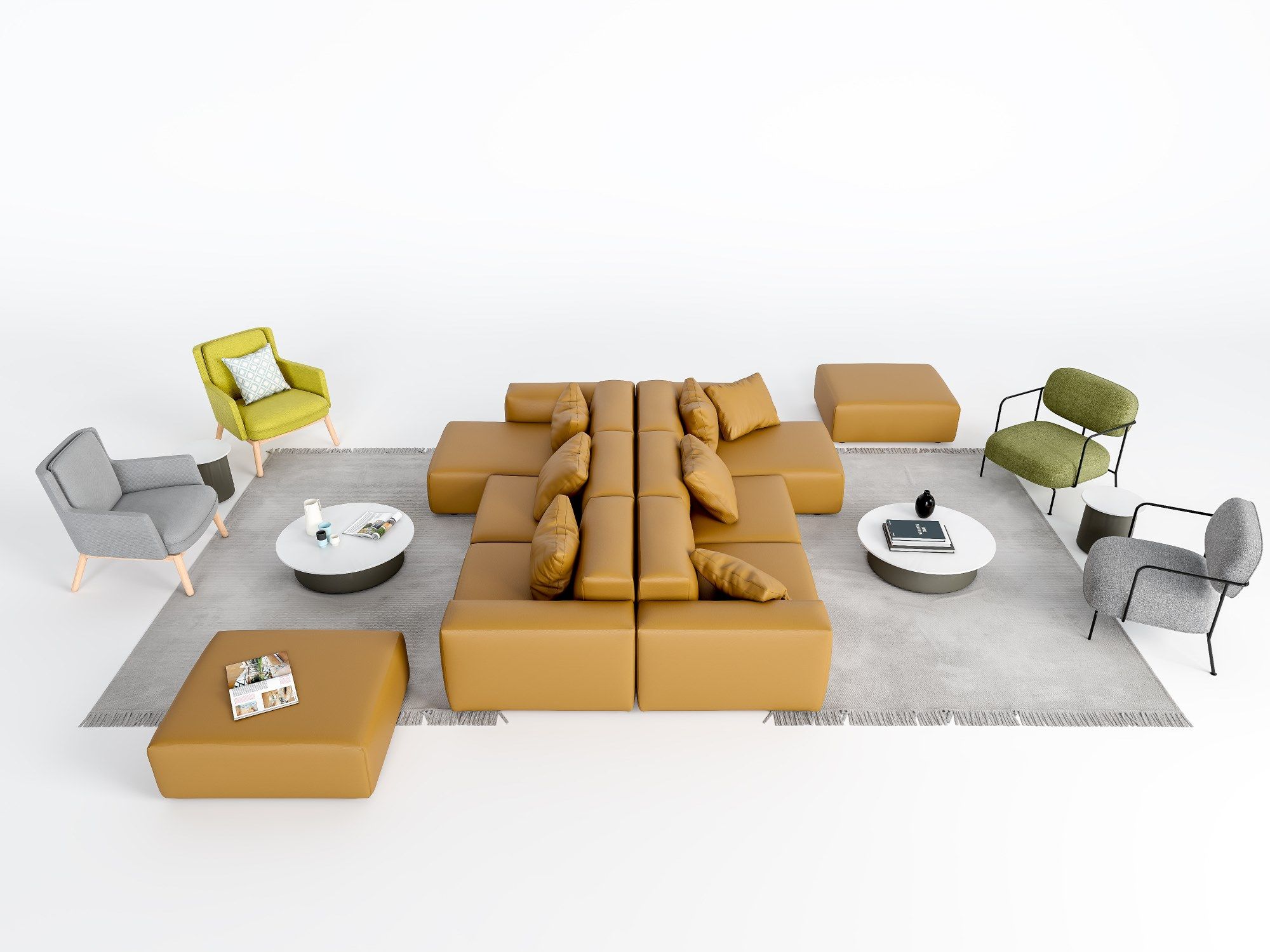 Ткань диван Grado Design Fatty ARCH-00070900 - Вид №3