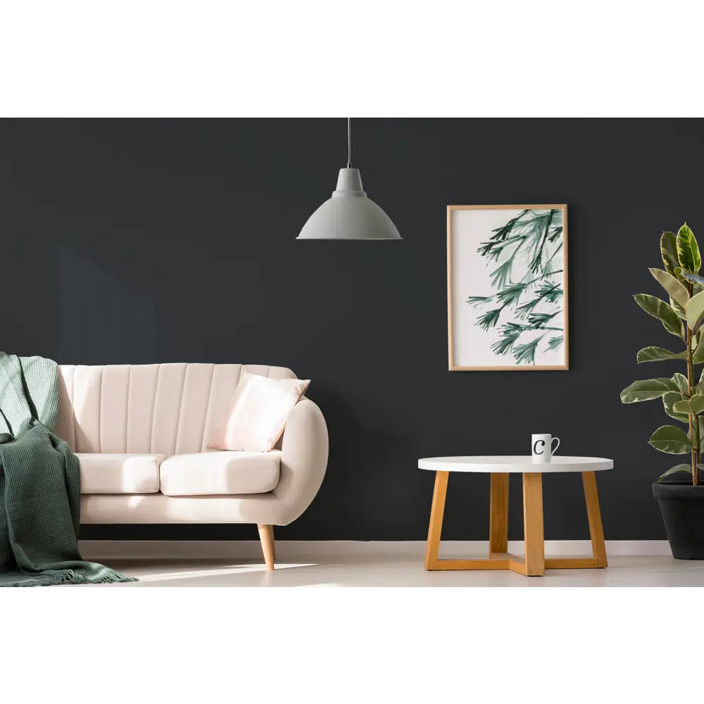 Краска для гостиной Glory 0.9 л цвет серый графит PARADE ICE STLM-2131752 - Вид №2