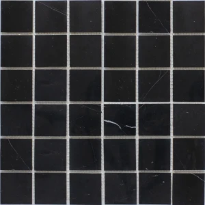 Декоративная мозаика Starmosaic X48 black polished 1236026 30.5x30.5см цвет Черный