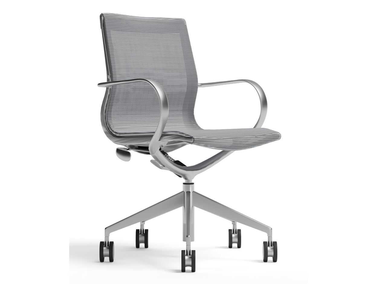 Алюминиевый поворотный операционный стул с колесами WORKSPACE Sterling Mesh ARCH-00018491