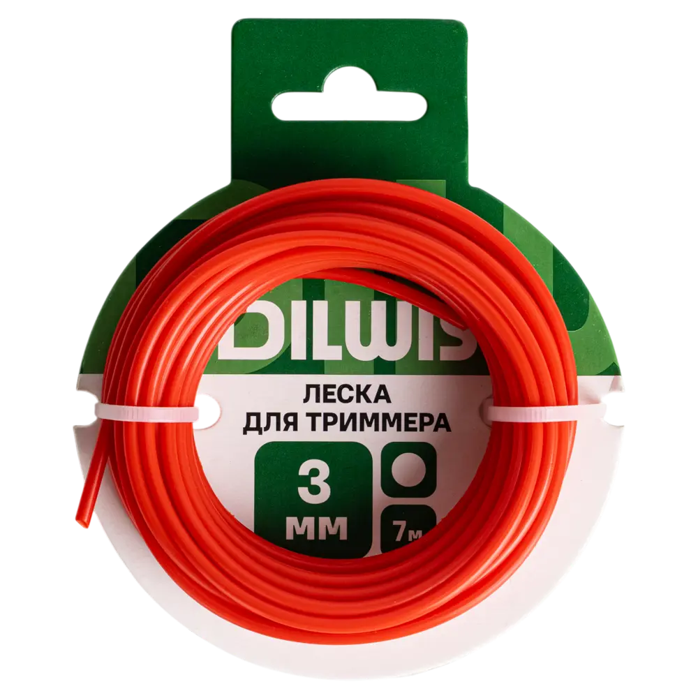 Леска DILWIS 3 мм 7 м цвет красный STLM-2152778