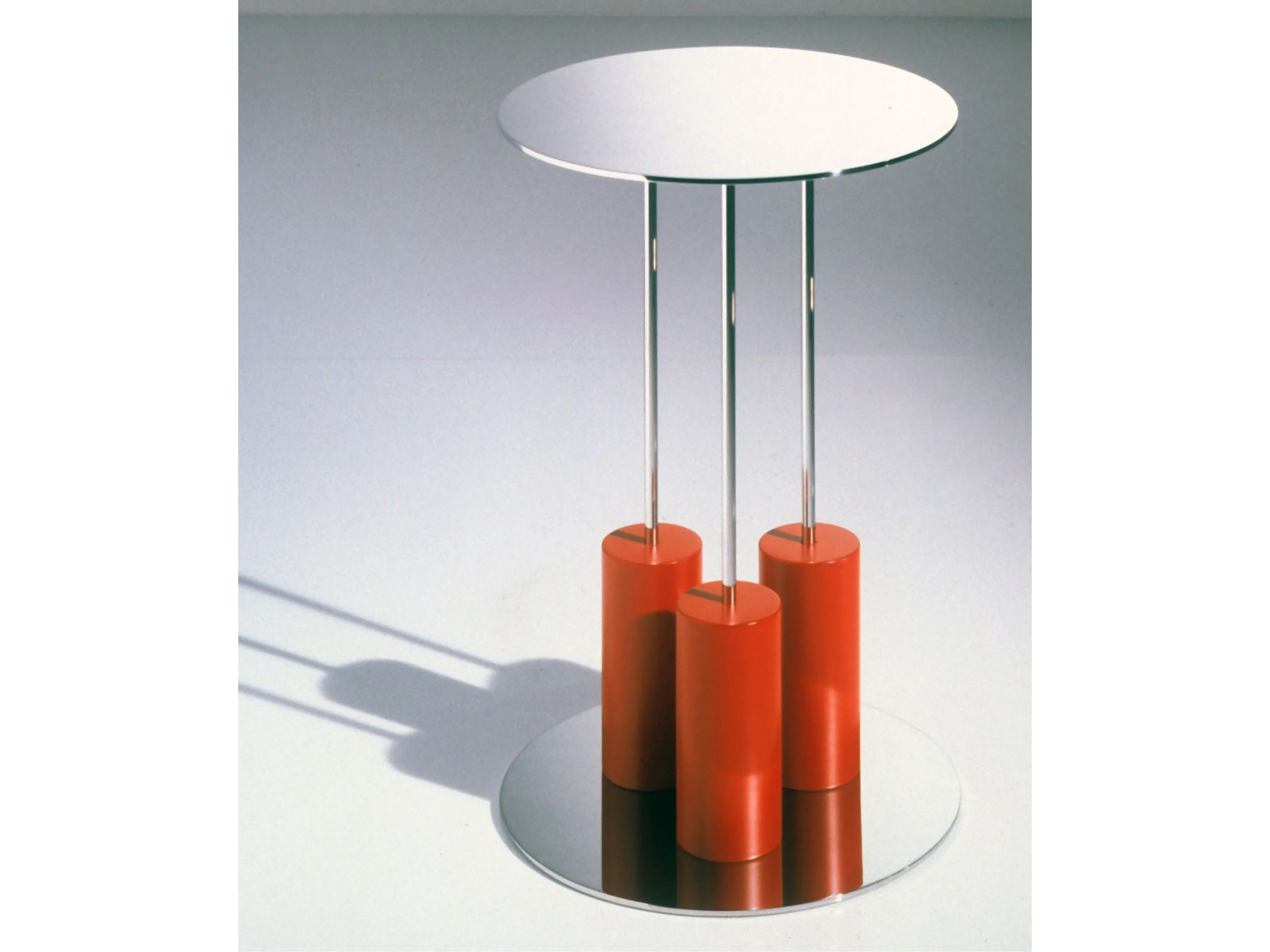 Круглый стол из стали и дерева OAK Ettore Sottsass Limited Edition ARCH-00134867