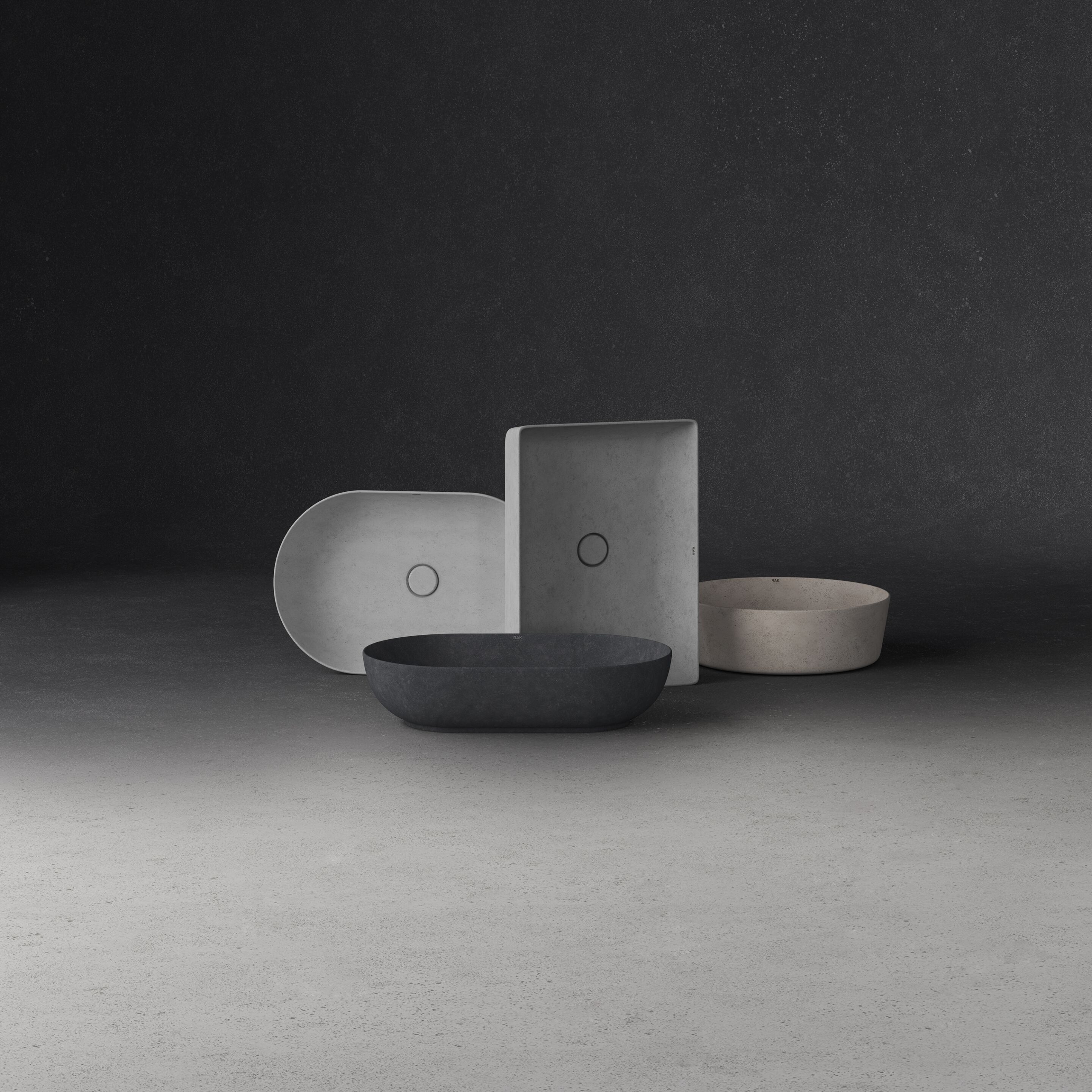 Керамическая столешница прямоугольная раковина RAK Ceramics RAK-Skin ARCH-00123240 - Вид №2