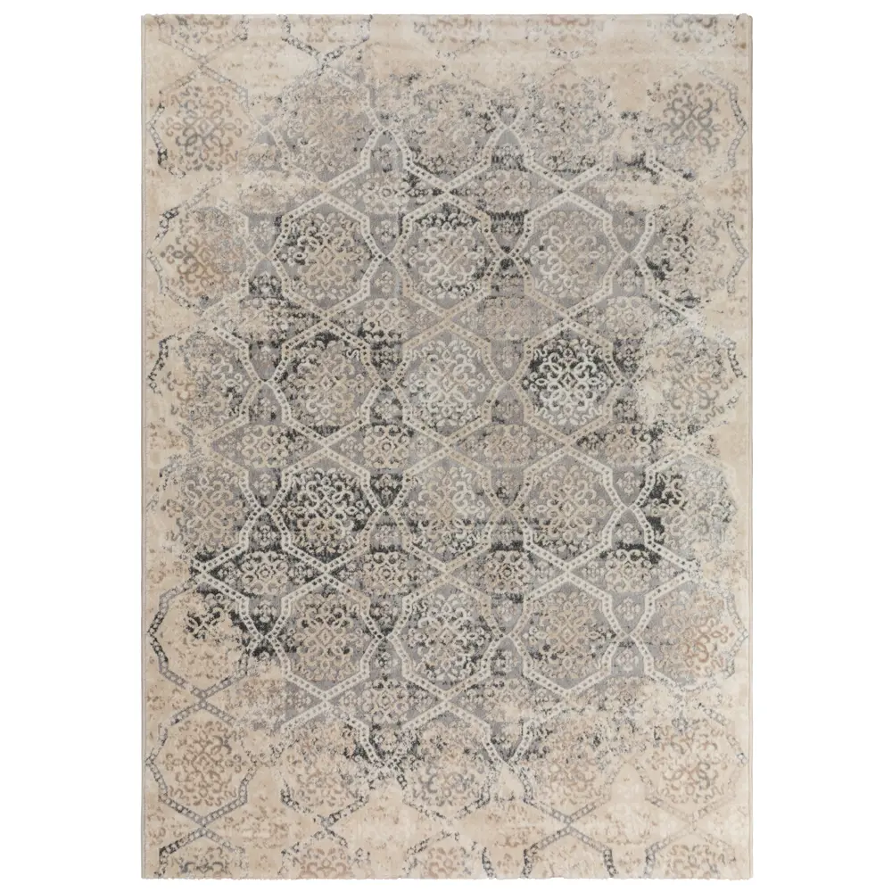 Ковер полипропилен Nika 0A782A 80х150 см цвет бежевый STLM-2071349