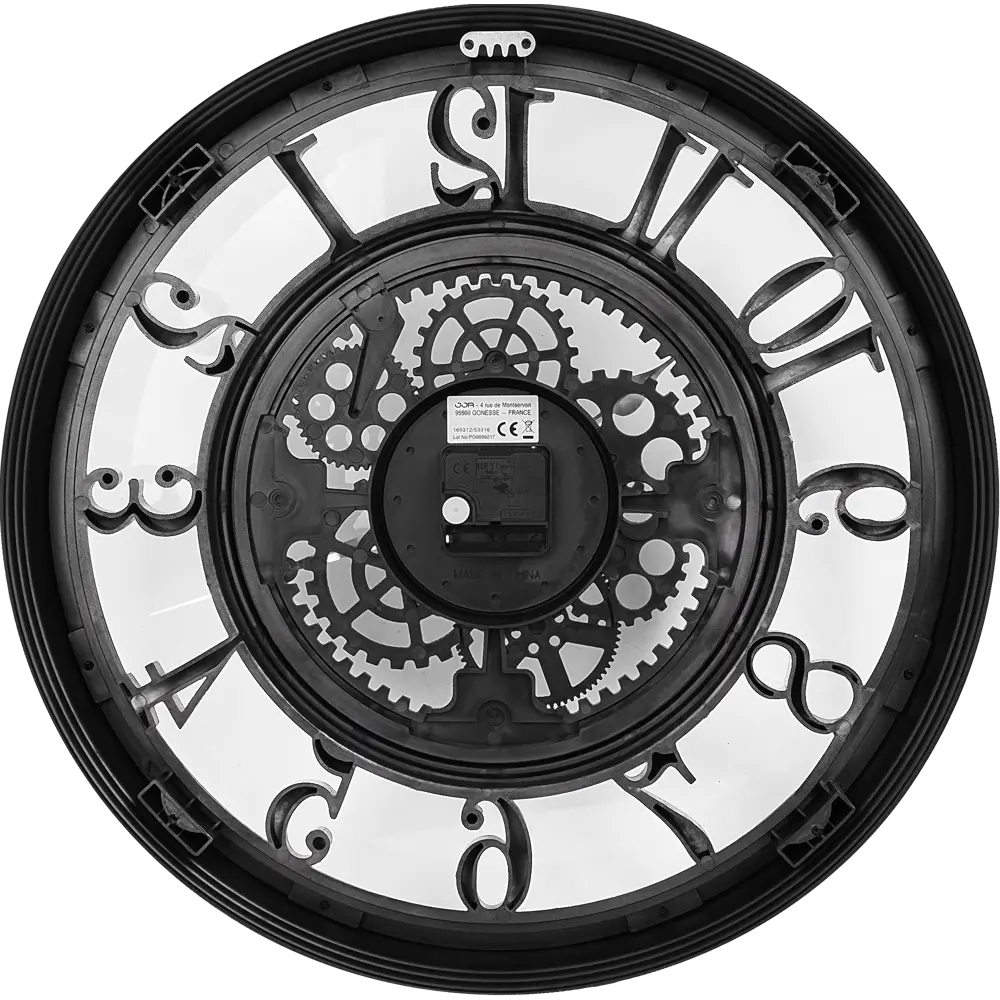 Часы настенные Atmosphera Meca круглые пластик цвет серый ø51 см Smile STLM-2138672 - Вид №2