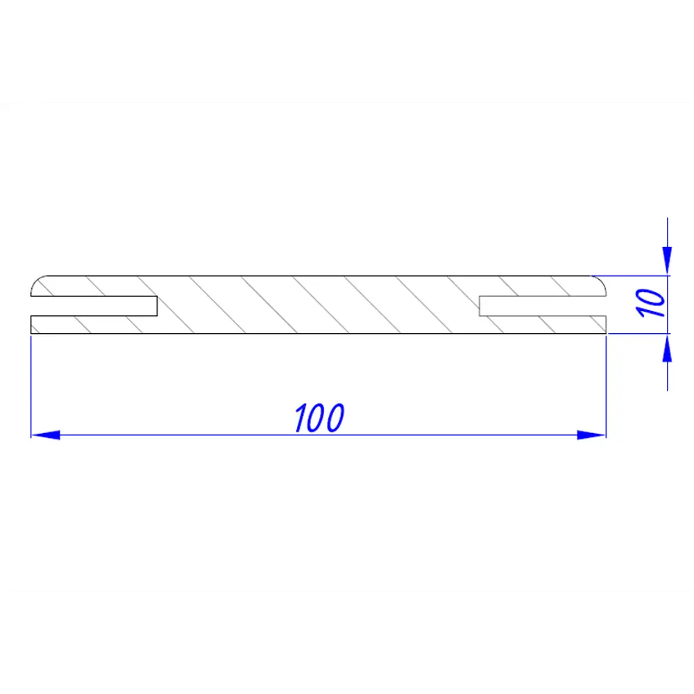 Добор телескопический ARTENS для дверных проемов белый 2070×100×10 мм 83851366 STLM-0045001 - Вид №3