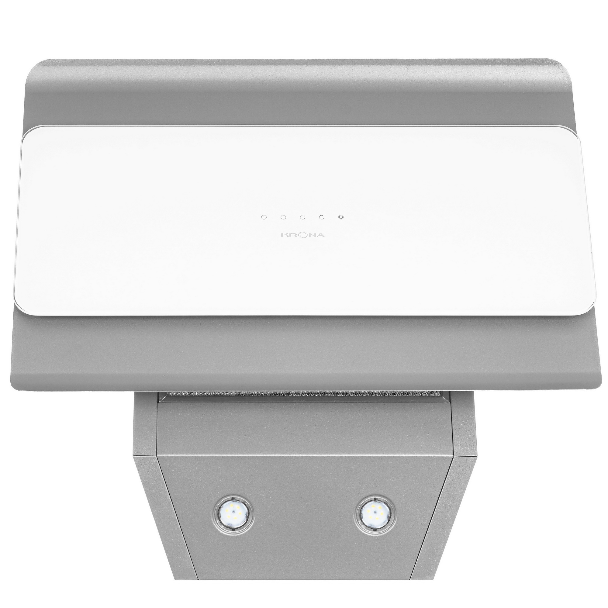 9054735 Вытяжка наклонная KRONA URAN 600 DN 4S белый/серебристый STDN-0149973 - Вид №1