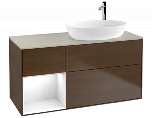 Villeroy&Boch Тумба под раковину Прямоугольная версия F923GFGN Finion Walnut Veneer