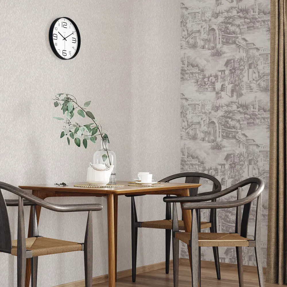 Обои флизелиновые Palitra Home Village бежевые 1.06 м HC31249-28a STLM-2192339 - Вид №4